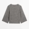 Strickpullover aus Baumwollmischung