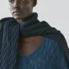 Strickpullover aus Baumwollmischung mit Knotendetails