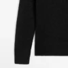 Strickpullover aus Leinen mit V-Ausschnitt
