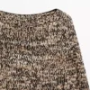 Strickpullover aus Mouline-Baumwollmischung