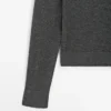 Strickpullover aus Wollmischung mit hohem Kragen