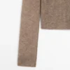 Strickpullover aus Wollmischung mit Rollkragen