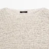 Strickpullover mit U-Boot-Ausschnitt Strickpullover mit U-Boot-Ausschnitt
