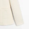 Strukturierte Jacke aus Wollmischung mit Strassknöpfen Strukturierte Jacke aus Wollmischung mit Strassknöpfen