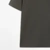 T-Shirt aus 100 % Baumwolle mit kontrastierendem Ausschnitt