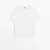 T-Shirt aus 100 % Baumwolle mit kurzen Ärmeln T-Shirt aus 100 % Baumwolle mit kurzen Ärmeln