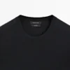 T-Shirt aus Baumwollstrick T-Shirt aus Baumwollstrick