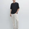 T-Shirt aus Wollmischgewebe T-Shirt aus Wollmischgewebe