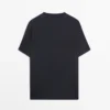 T-Shirt aus Wollmischgewebe T-Shirt aus Wollmischgewebe