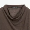 T-Shirt mit Trichterkragen