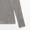 T-Shirt mit V-Ausschnitt und Spitzendetail