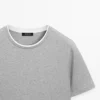 T-Shirts aus 100 % Baumwolle mit kontrastierendem Detail