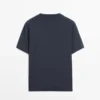 T-Shirts aus 100 % Baumwolle mit Rundhalsausschnitt T-Shirts aus 100 % Baumwolle mit Rundhalsausschnitt