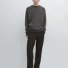 Total-Look-Hose aus Wollmischung