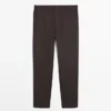 Total-Look-Hose aus Wollmischung