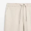 Total Look-Leinenhose mit Taillendetail Total Look-Leinenhose mit Taillendetail