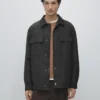 Wasserabweisendes Overshirt mit Taschen Wasserabweisendes Overshirt mit Taschen