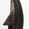 Weiche, geölte Leder-Penny-Loafer Weiche, geölte Leder-Penny-Loafer