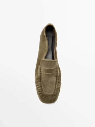 Weiche Loafer aus Spaltleder