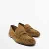 Weiche Loafer aus Spaltleder