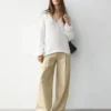 Weit geschnittene Baumwoll-Hose Weit geschnittene Baumwoll-Hose