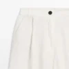 Weite Hose aus 100 % Leinen mit Gummizug