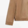 Wildlederjacke mit Taschendetails Wildlederjacke mit Taschendetails