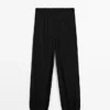 Woll-Sarouel-Hose mit Bindeband Woll-Sarouel-Hose mit Bindeband