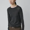 Woll-T-Shirt mit Raglanärmeln
