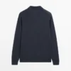 Wollpullover mit Polokragen